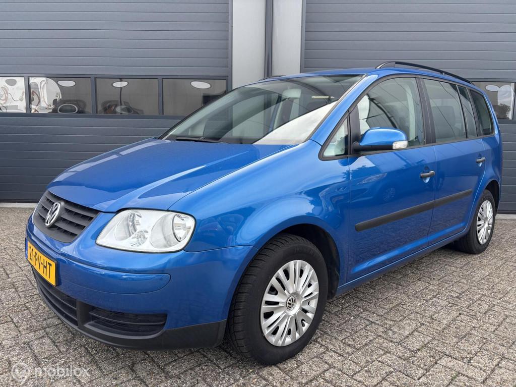 Volkswagen Touran 1.6-16V Athene Uitvoering, Voorwielaandrijving, 4 cilinders, Blauw, 116 pk