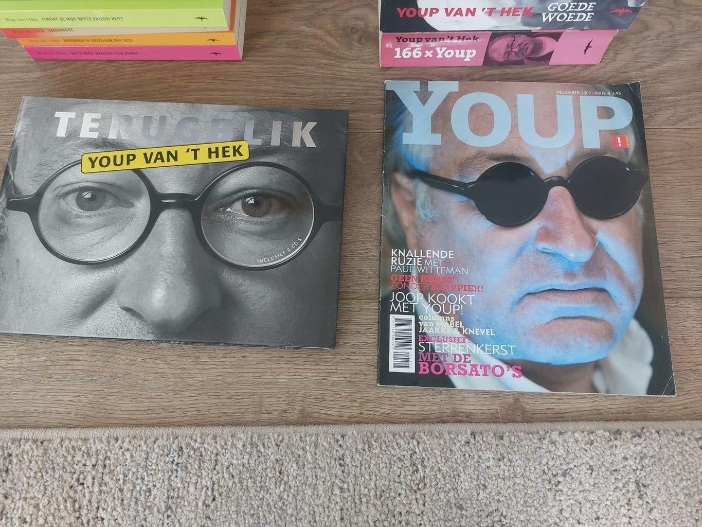 Youp van 't Hek 48 boeken ( incl 2 cd's ) en 1 glossy, Ophalen, Zo goed als nieuw, Youp van 't Hek, Overige typen
