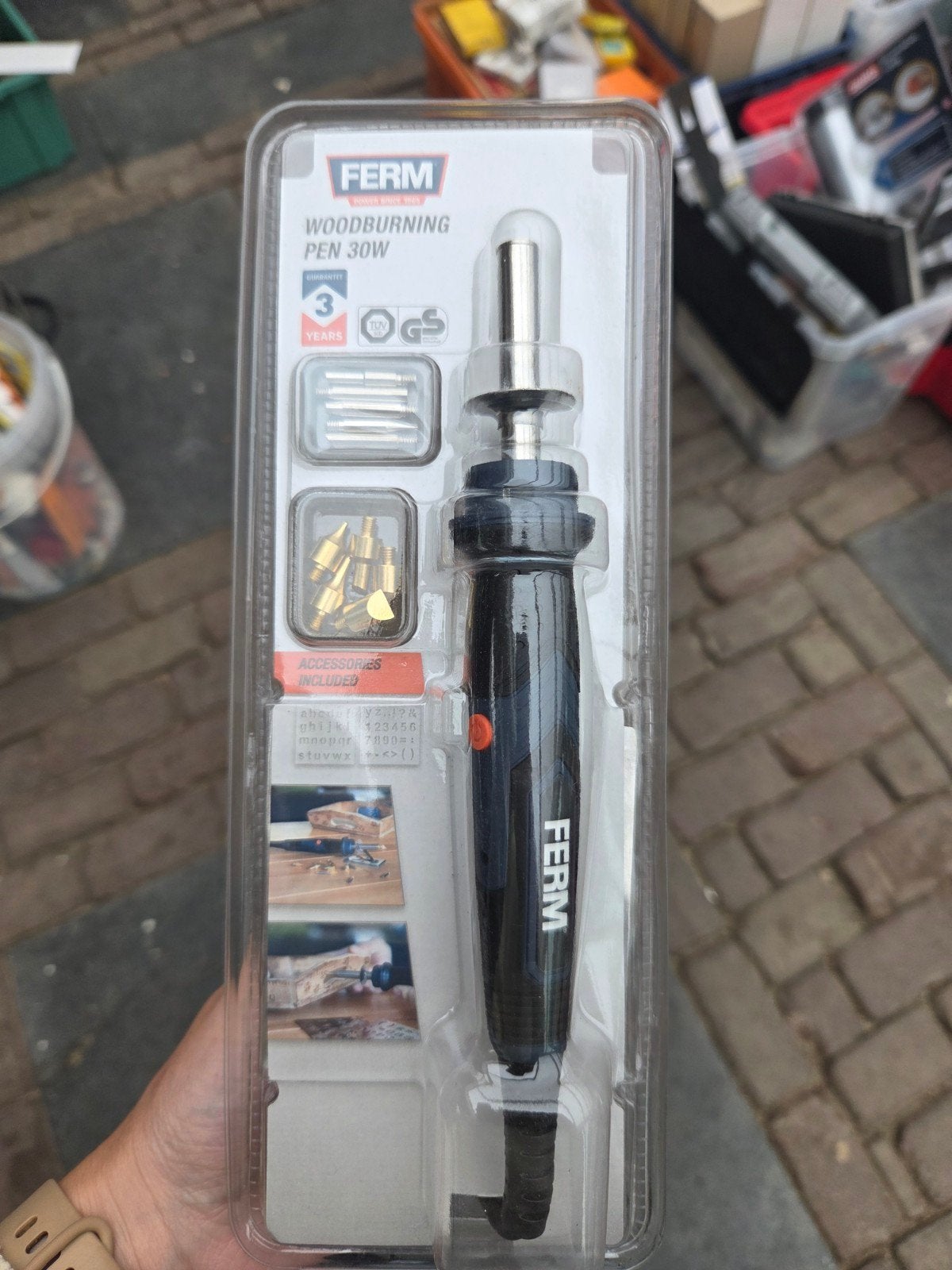 FERM Houtbrander 30W - Nieuw in verpakking, Hobby en Vrije tijd, Knutselen, Ophalen of Verzenden