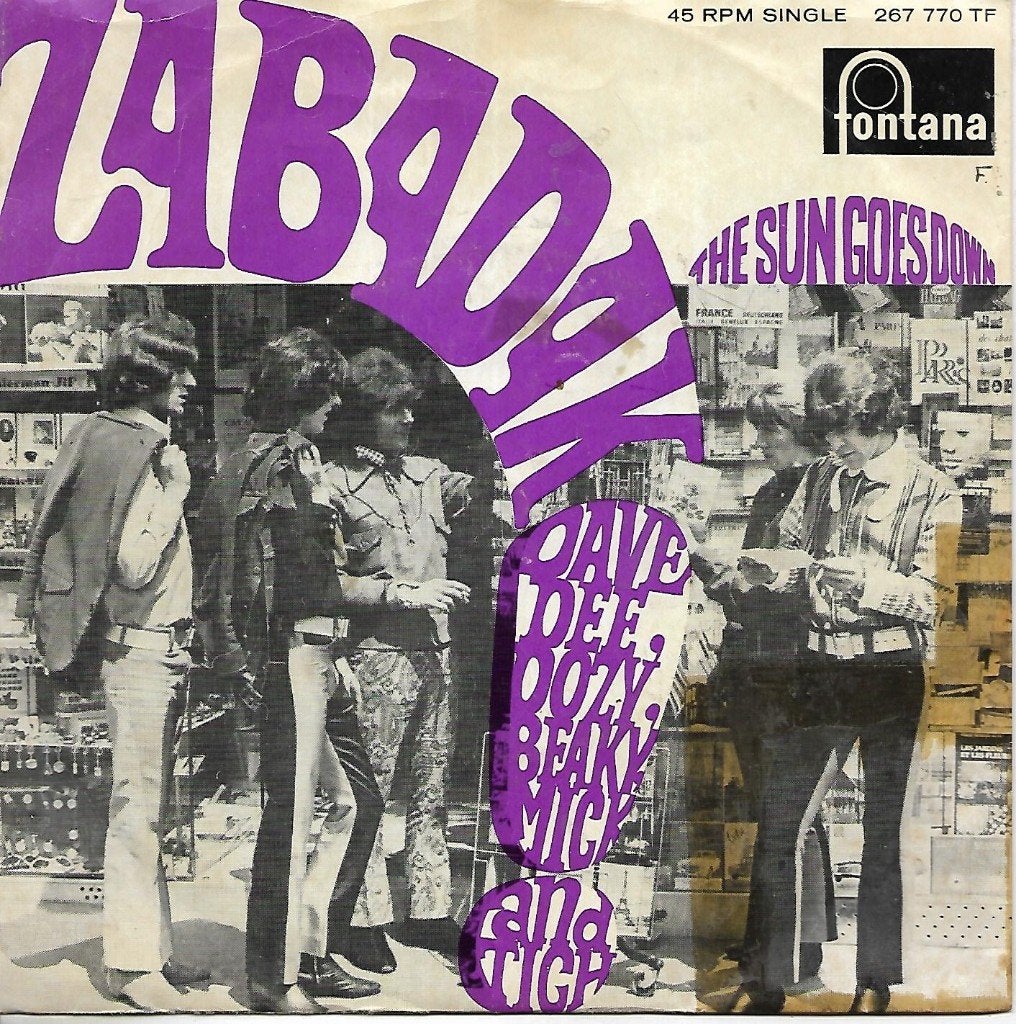 Dave Dee, Dozy, Beaky, Mick and Tich - Zabadak, Gebruikt, 7 inch, Single, Pop