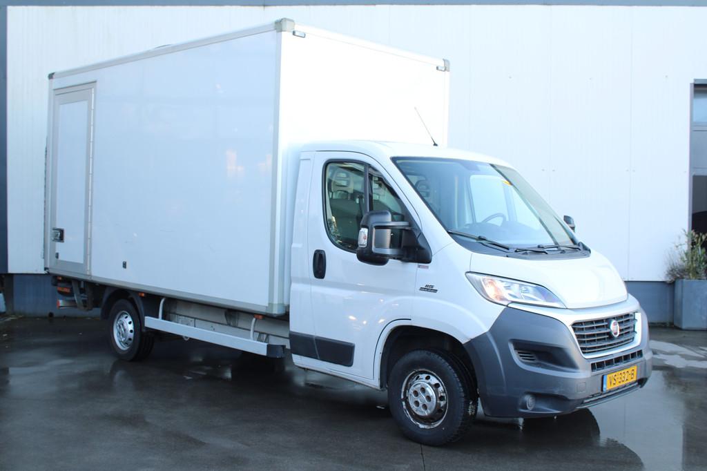 Fiat Ducato 33 2.0 MultiJet L3H1 (bj 2015), Auto's, Voorwielaandrijving, Euro 5, Stof, Zwart