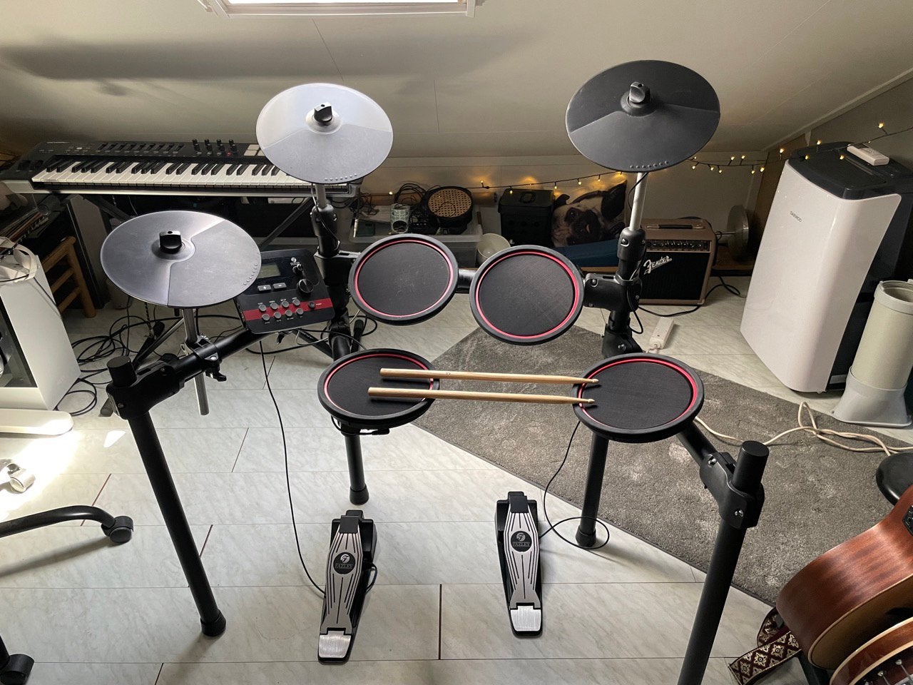 Electronisch drumstel - Fazley DDK-080, Ophalen, Zo goed als nieuw, Overige merken, Elektronisch