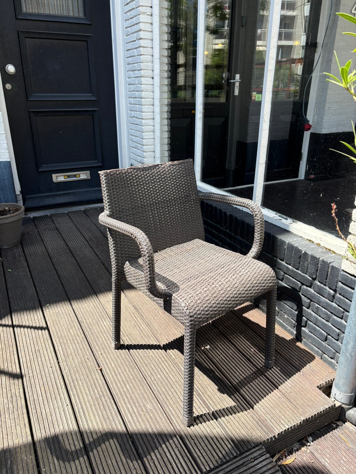 Rieten stoelen, Ophalen, Gebruikt, Kunststof