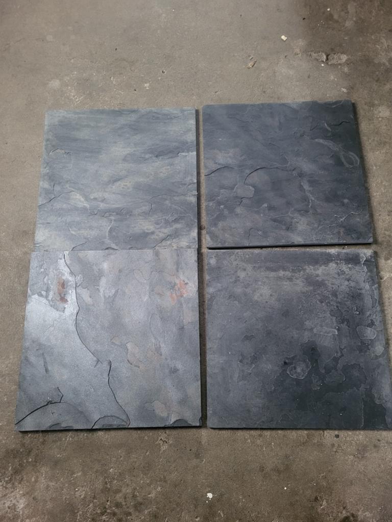 Leisteen tegels niet vlak 40x40, Ophalen, Steen of Klei, 50 tot 150 cm, 10 m² of meer