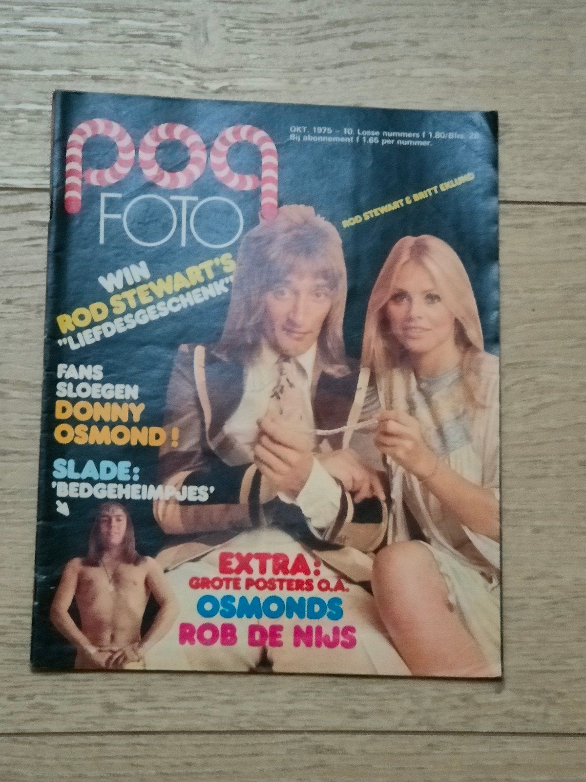 Popfoto oktober 1975, Verzamelen, Tijdschriften, Kranten en Knipsels, Ophalen of Verzenden, 1960 tot 1980, Nederland, Tijdschrift