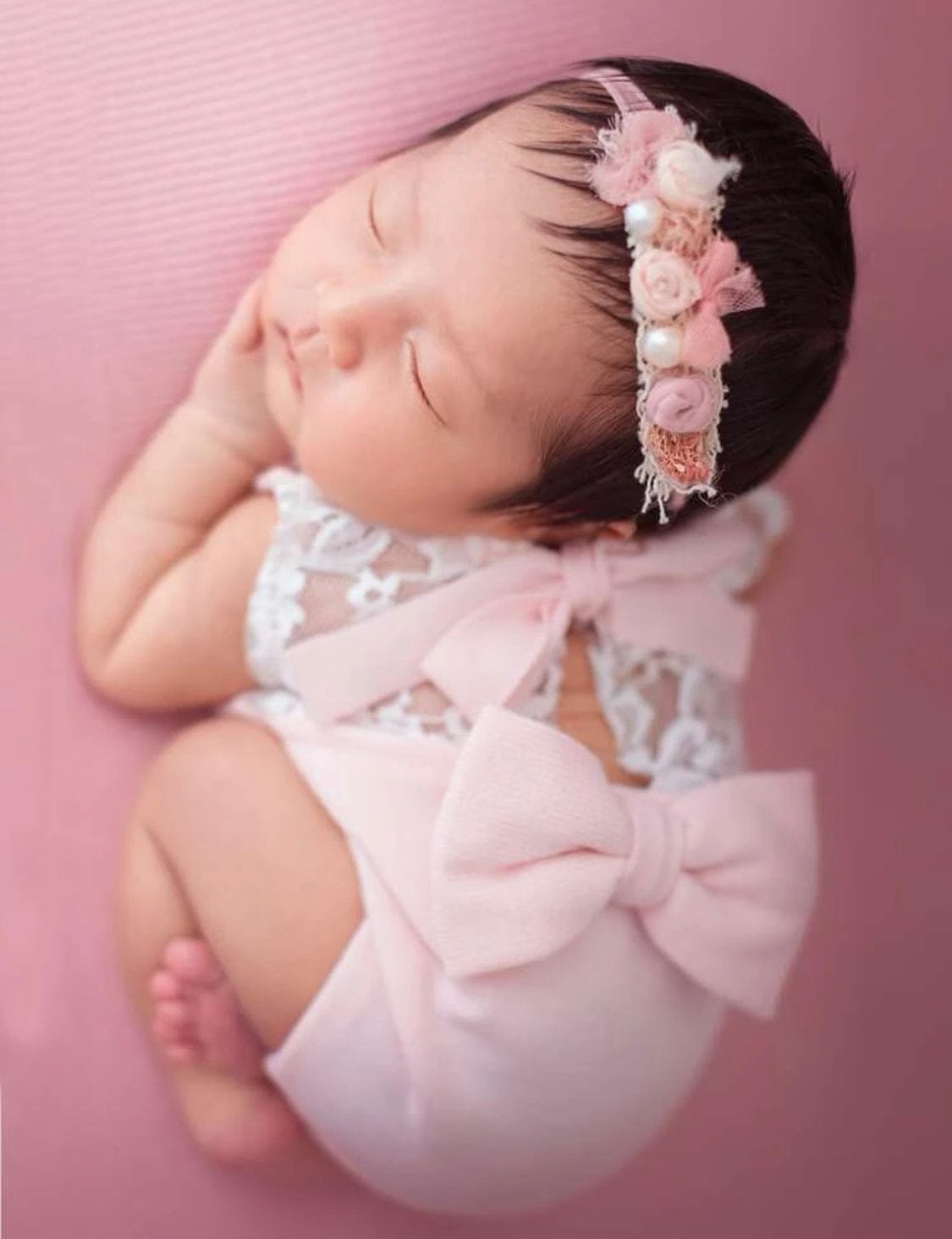 Nieuw! Newborn fotoshoot gehaakt rompertje., Ophalen of Verzenden, Nieuw, Jongetje of Meisje