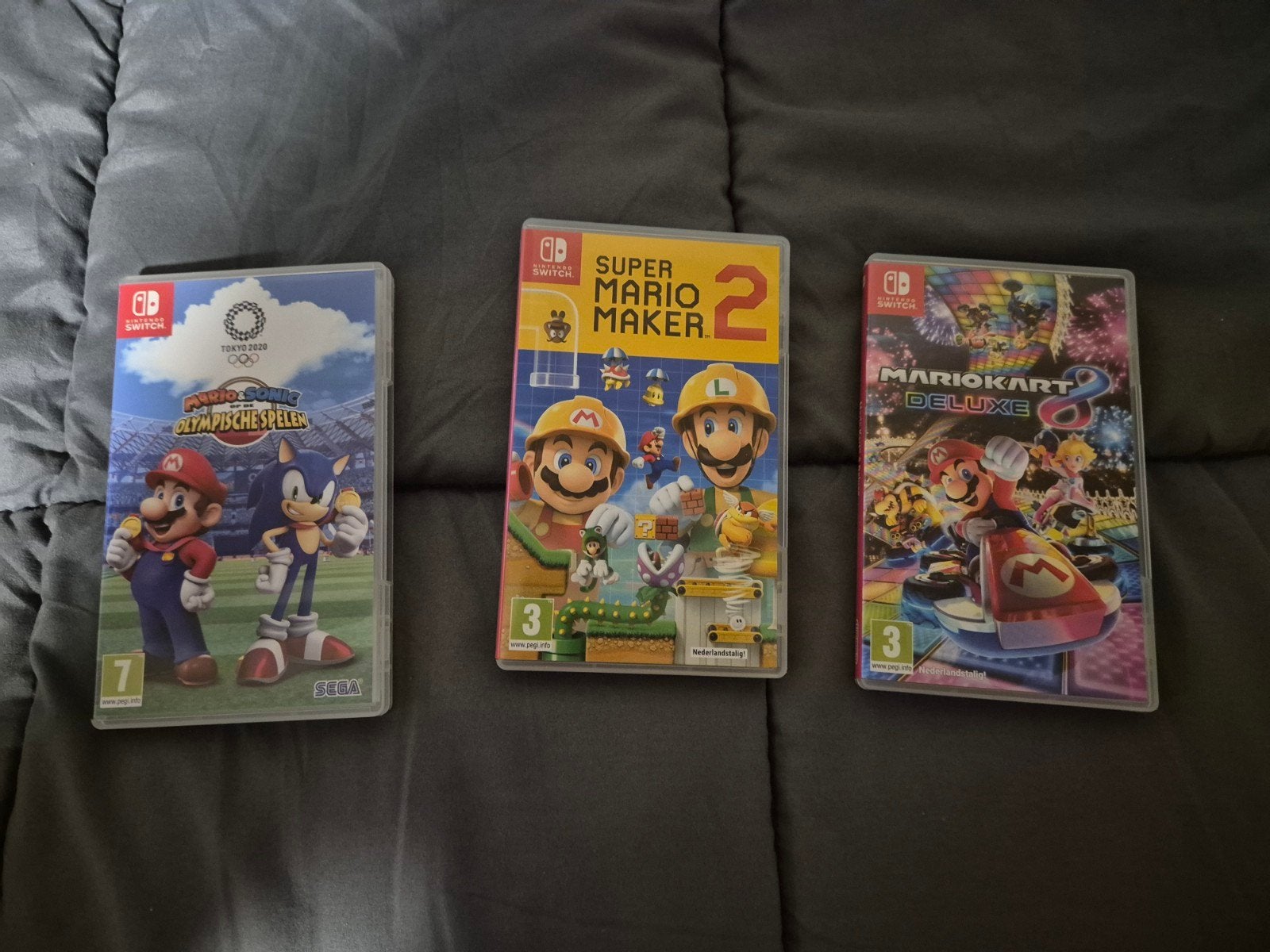 3 Mario games voor de nintendo switch evt mag los ook, Ophalen, Zo goed als nieuw