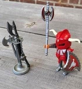 Playmobil 4763 Strijder met Hellebaard en Wapenset -compleet, Ophalen, Zo goed als nieuw