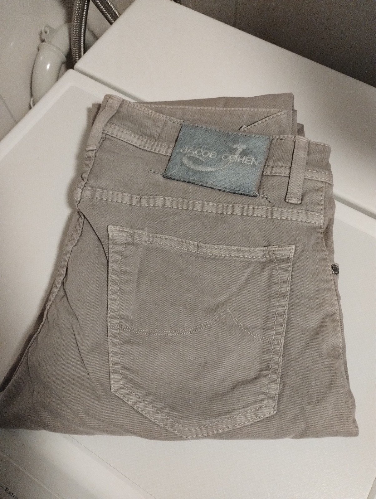 Jacob Cohën heren broek maat 30 style 688, Ophalen of Verzenden, Zo goed als nieuw, Maat 46 (S) of kleiner, Grijs