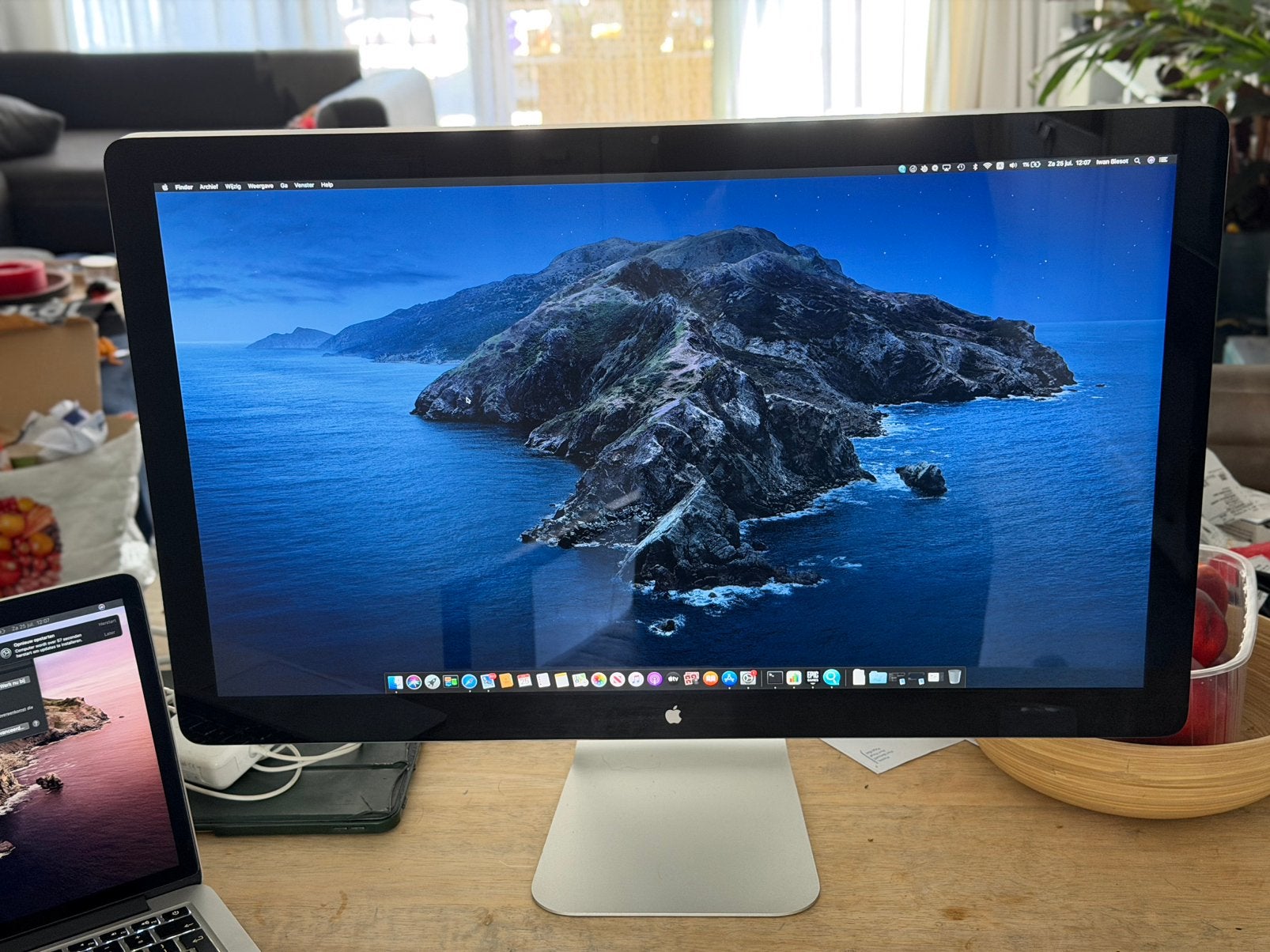 Apple Thunderbolt Display 27 inch (A1407), Computers en Software, Monitoren, Zo goed als nieuw, 60 Hz of minder, Thunderbolt, Ingebouwde speakers