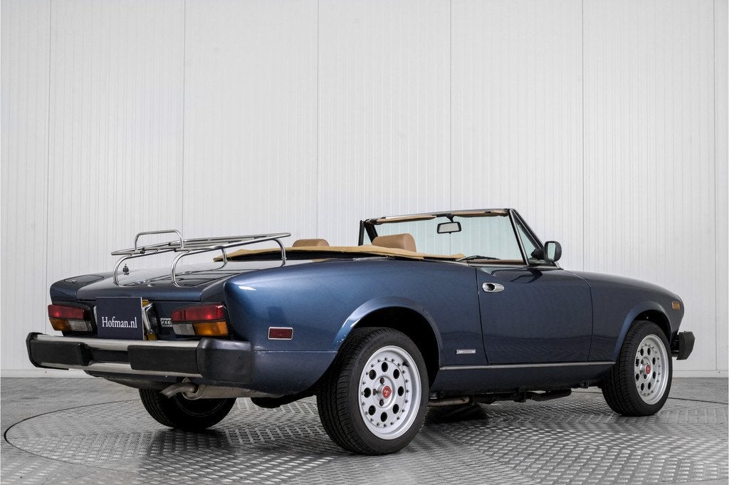 Fiat 124 Spider Pininfarina 2000 Volumex opgebouwd, Auto's, Fiat, 4 cilinders, Cabriolet, Blauw, Bedrijf