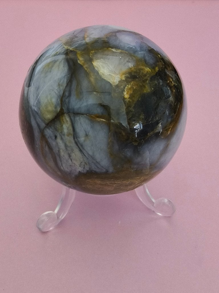 Purple Chalcedony bol, Verzamelen, Mineralen en Fossielen, Ophalen of Verzenden, Mineraal