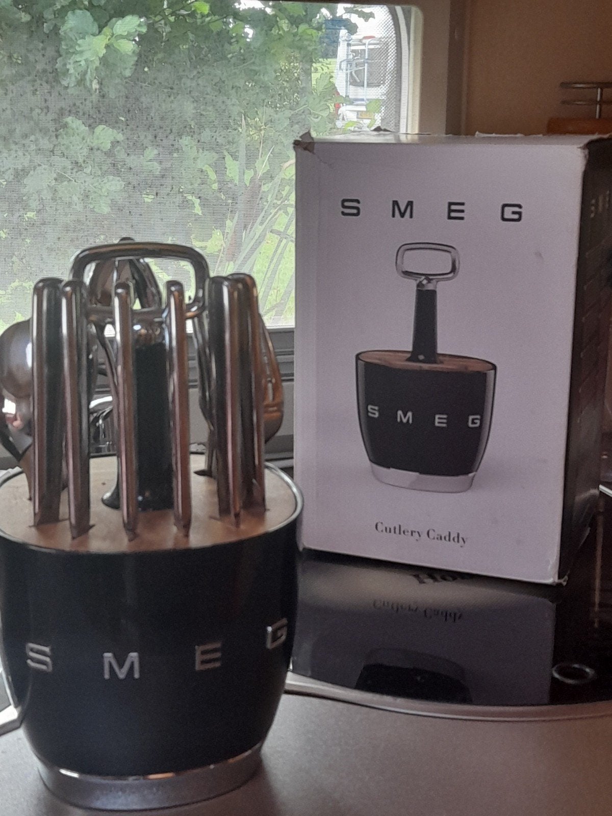 Smeg Bestekwagen met Bestek - Zo goed als nieuw, Ophalen, Bestekset, Overige typen, Zo goed als nieuw