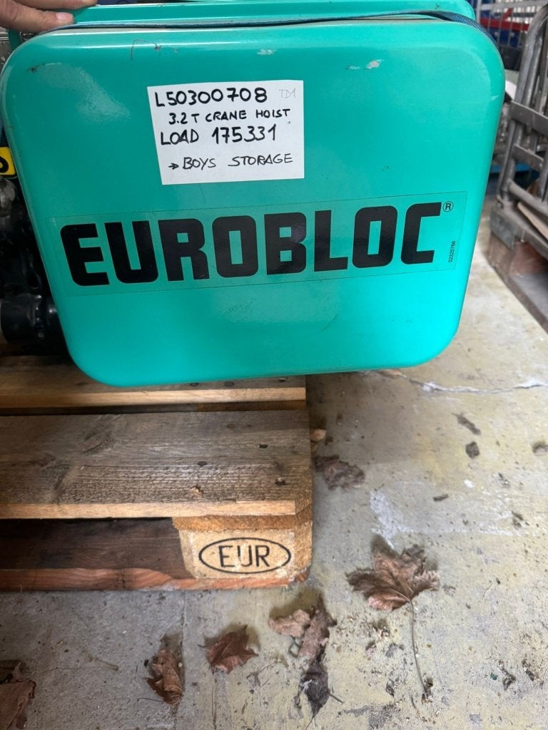 Verlinde EUROBLOC 3.2 Ton Elektrische Kettingtakel – 3200kg, Verlinde, Gebruikt, 4758TL, Ophalen of Verzenden