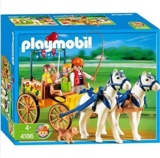 Playmobiel huifkar, Ophalen, Zo goed als nieuw
