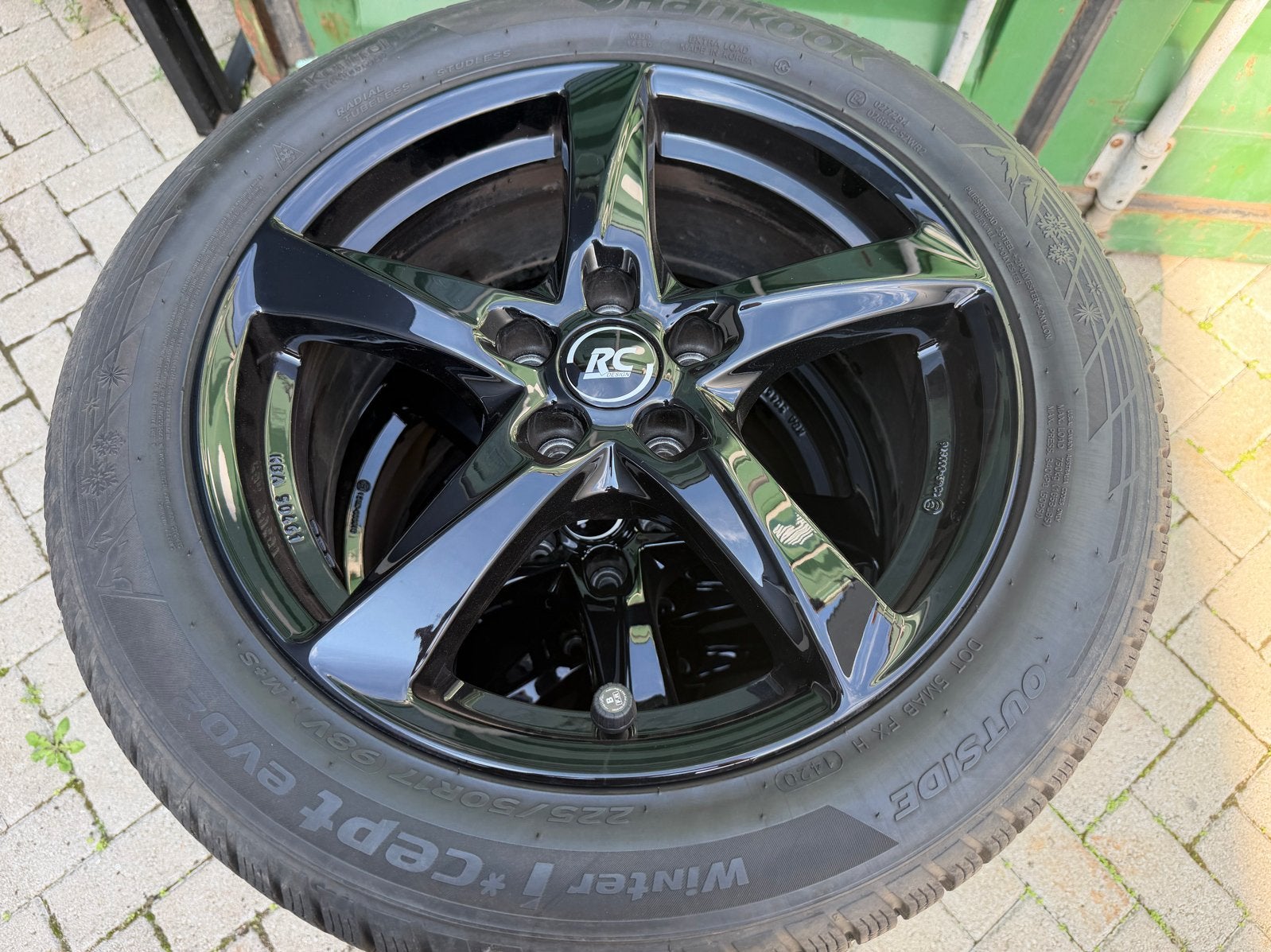 Volvo S80 Winterset: Nieuwe Velgen & Z.G.A.N. Banden, Auto-onderdelen, Ophalen, Gebruikt, Banden en Velgen, 17 inch
