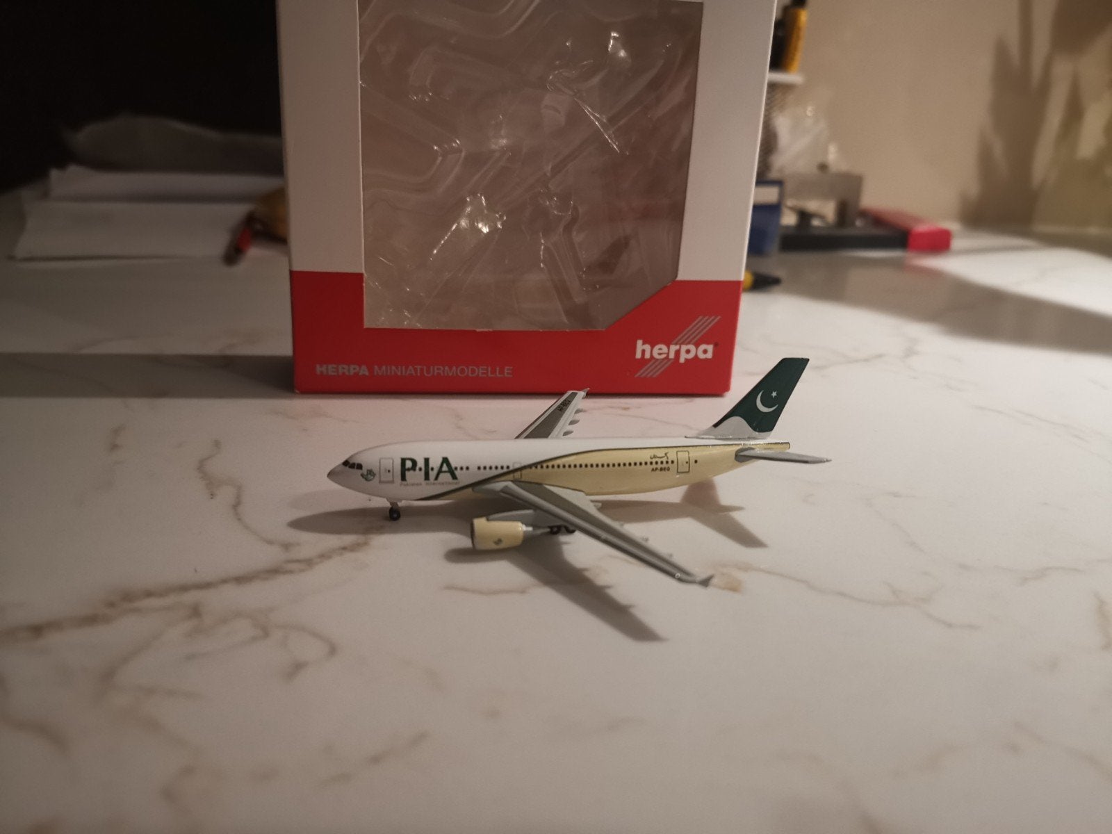 Pia A300-300 Herpa500 1:500 526579 Reg. AP-BEQ, Overige merken, 1:200 of kleiner, Nieuw, Ophalen of Verzenden
