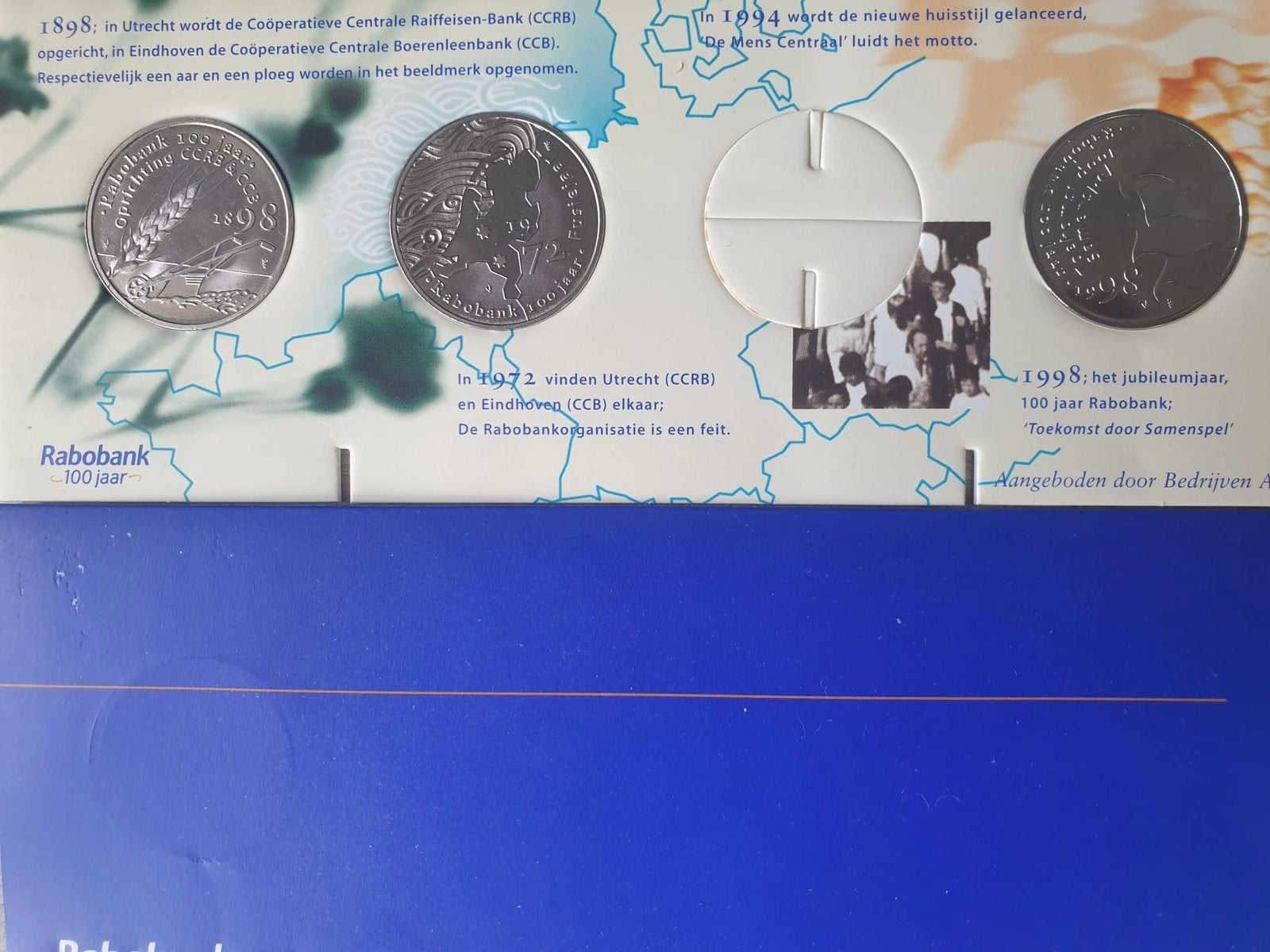 Rabobank herdenkingsset 1998 100 jaar vorstinnen, Ophalen of Verzenden, Overige materialen, Nederland