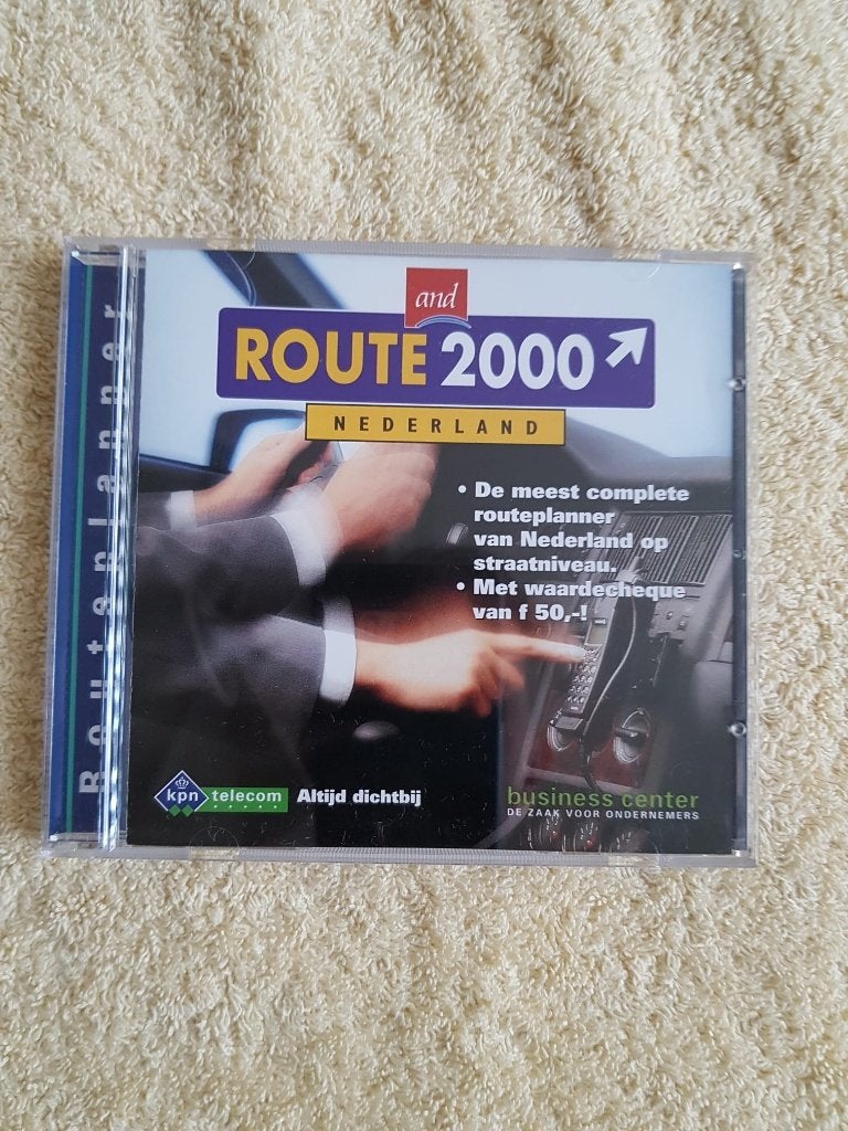 Routeplanner / route 2000 CD ROM KPN Telecom, Ophalen of Verzenden, Zo goed als nieuw, Windows