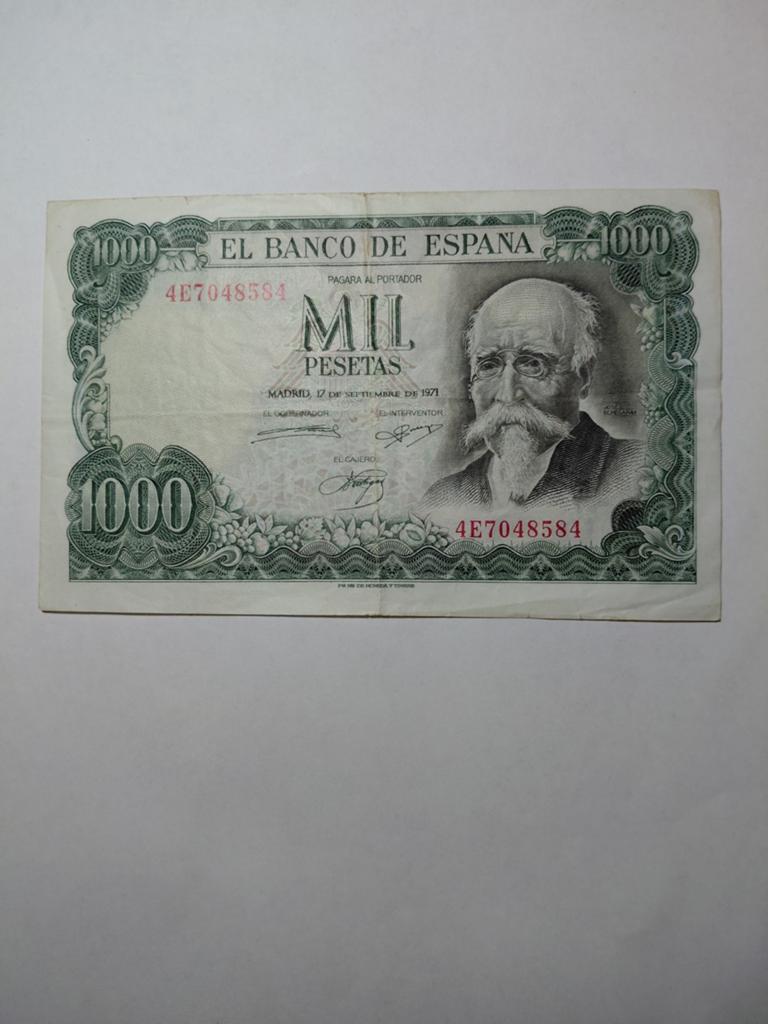 Spanje 1000 pesetas 1971, Ophalen of Verzenden, Overige landen