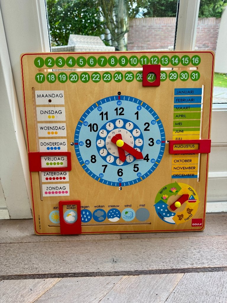 Leerklok Goula / Kinderklok, Ophalen of Verzenden, Gebruikt
