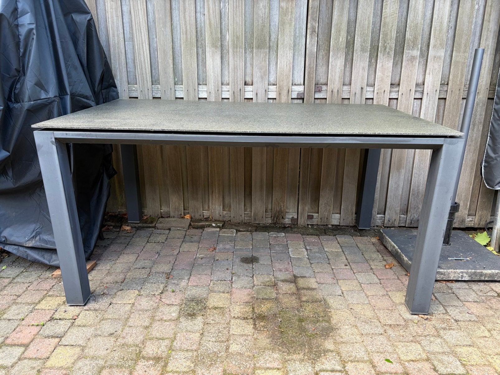 Tuintafel, Tuin en Terras, Ophalen, Gebruikt, Rechthoekig, Aluminium