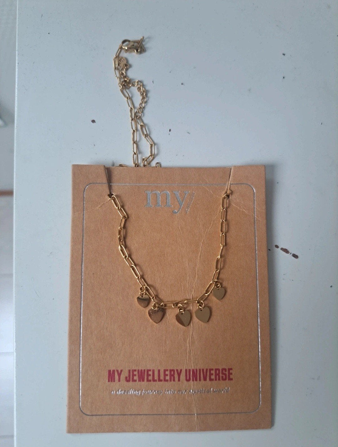 Ketting met hartjes - My Jewellery, Verzenden, Zo goed als nieuw, Goud