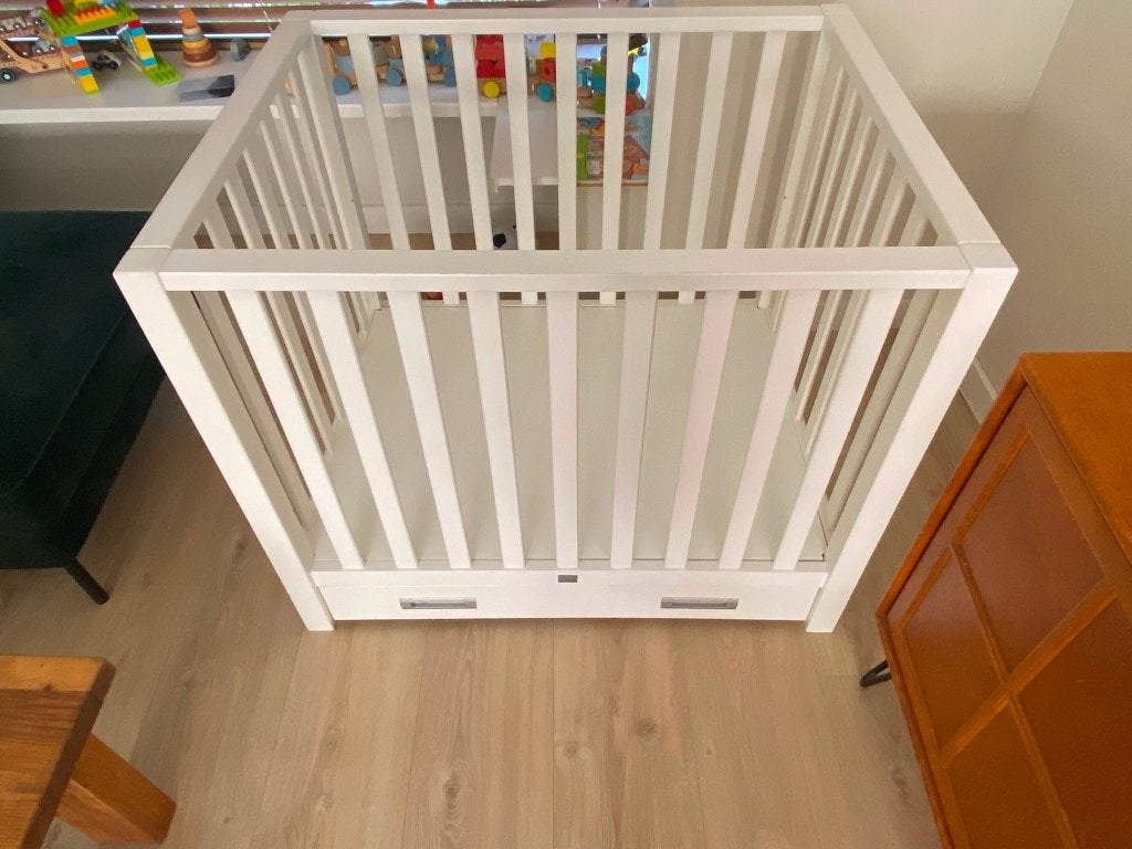 Baby box TWF met Lade., Ophalen, Gebruikt, Rechthoekig, In hoogte verstelbaar