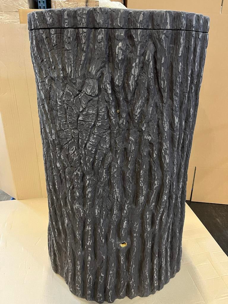 Regenton Boomstam Design 300L - Niet van echt te onderscheid, Kunststof, Met kraantje, 150 liter of meer, Nieuw