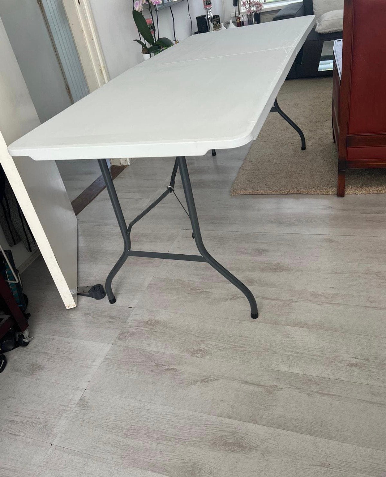 Te koop: Sterke Opvouwbare Kampeertafel., Caravans en Kamperen, Ophalen of Verzenden, Gebruikt, Campingtafel