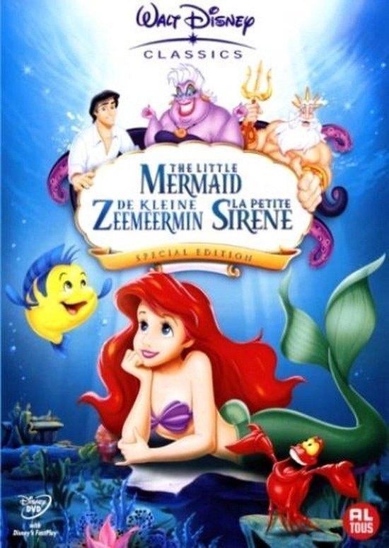DVD: De kleine zeemeermin, Tekenfilm, Ophalen of Verzenden, Zo goed als nieuw, Alle leeftijden