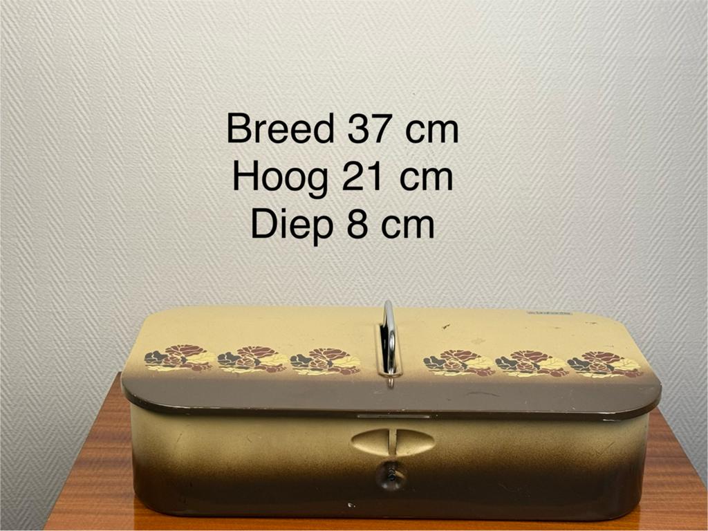 Vintage Brabantia schoenpoetsdoos - Retro design, Ophalen of Verzenden
