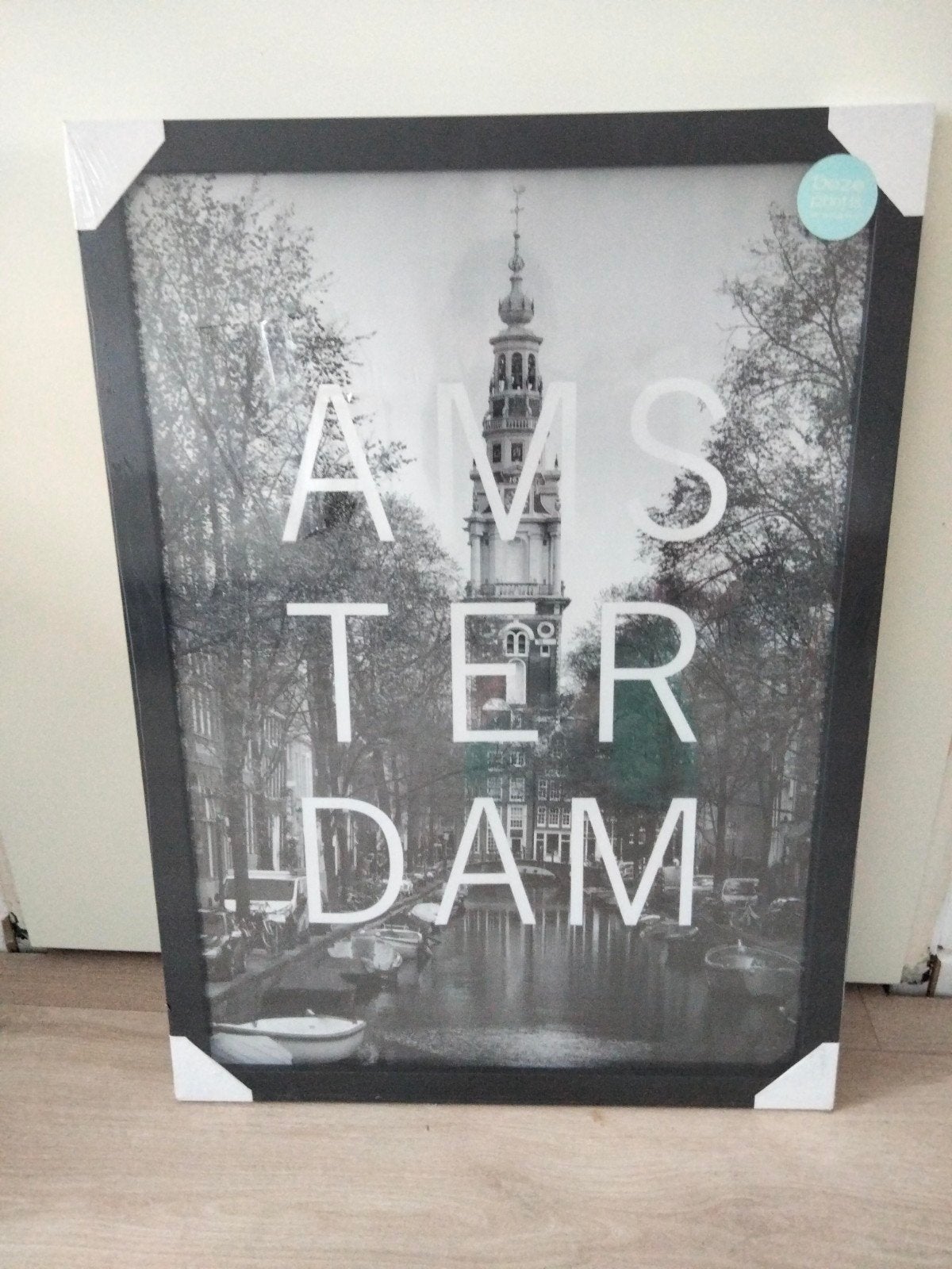 Lijst Amsterdam zwart/wit, Ophalen, Nieuw