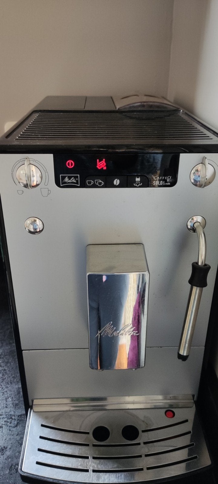 Melitta Caffeo Solo & Milk koffiemachine - defect, Ophalen of Verzenden, Niet werkend, Koffiemachine, Koffiebonen