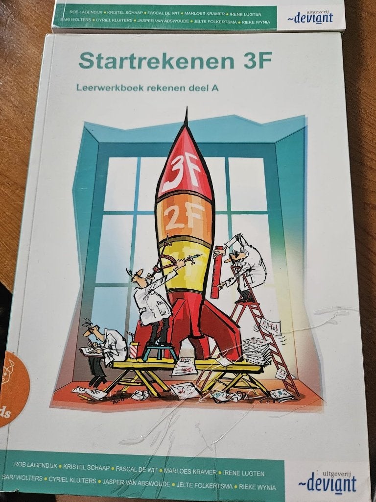 Startrekenen 3F deel a en b, Ophalen of Verzenden, Gelezen, Overige niveaus
