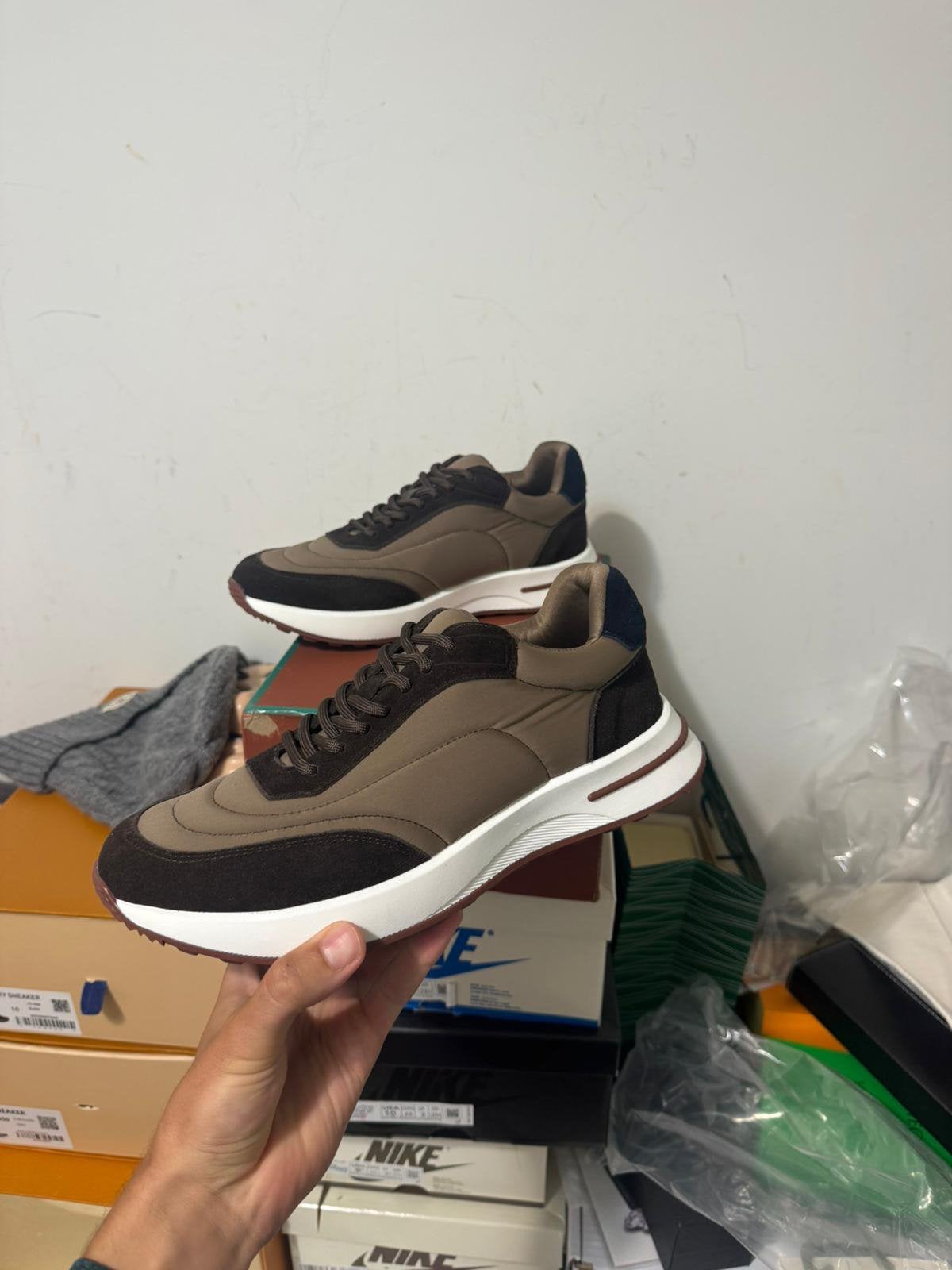 Loro Piana Weekend Walk bruin, Ophalen of Verzenden, Nieuw