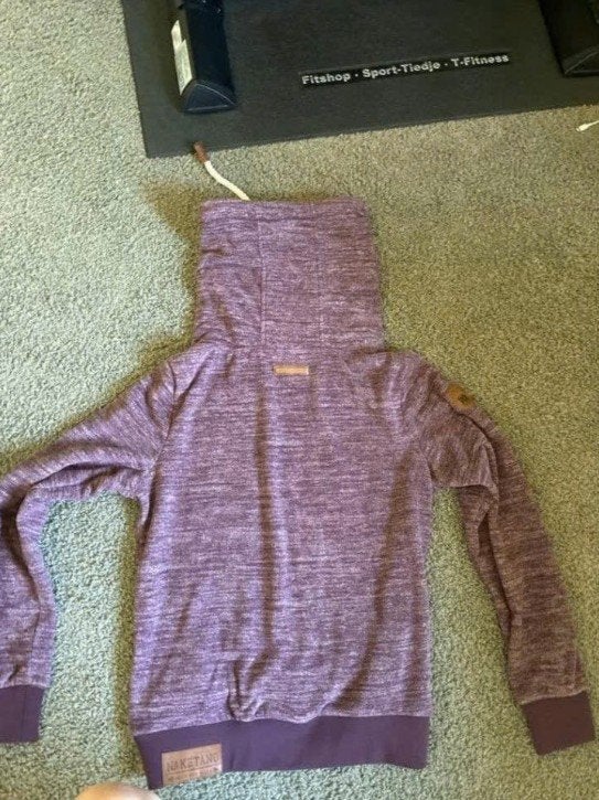 Naketano hoodie paars maat L, Paars, Maat 42/44 (L), Ophalen of Verzenden, Zo goed als nieuw