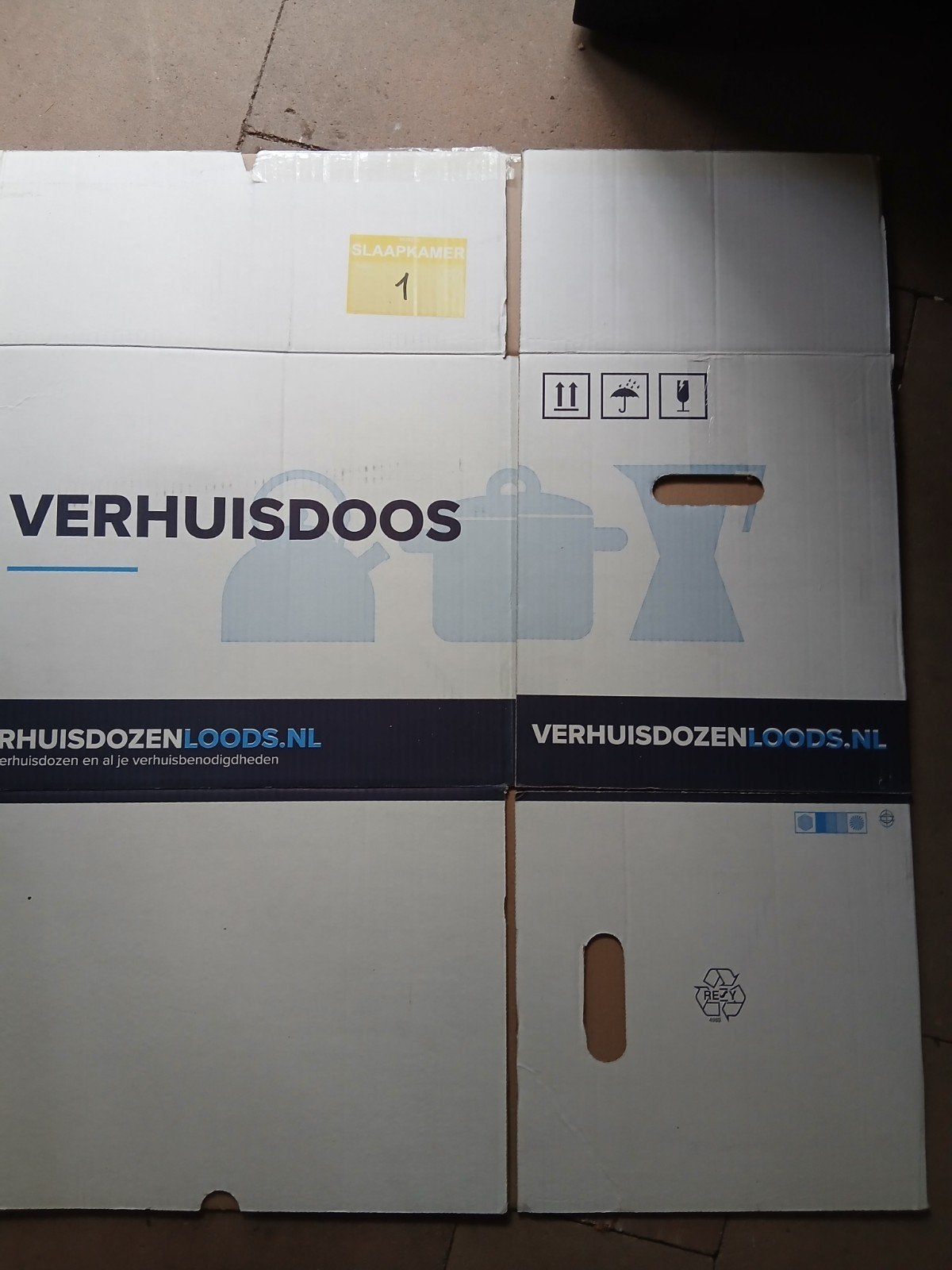 Verhuisdoos 32x36x45 cm - Ideaal voor verhuizingen, Doe-het-zelf en Verbouw, Kratten en Dozen, Ophalen, Minder dan 50 cm, Minder dan 40 cm