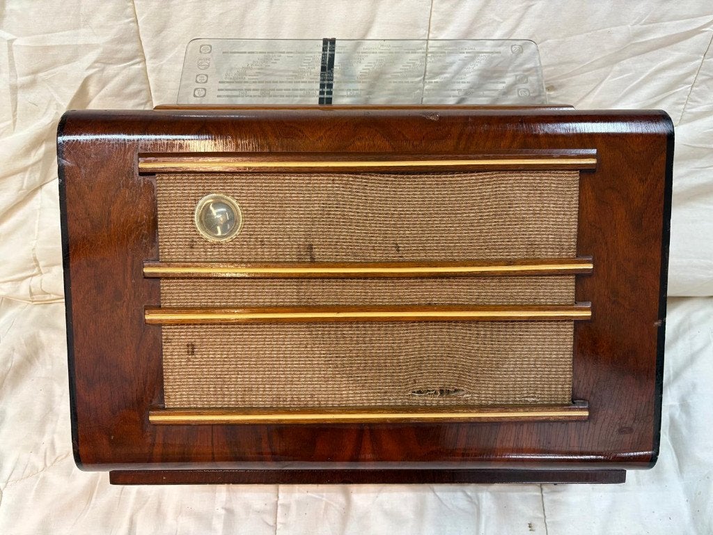 Antieke Philips radio, omgebouwd naar Bluetooth., Ophalen of Verzenden