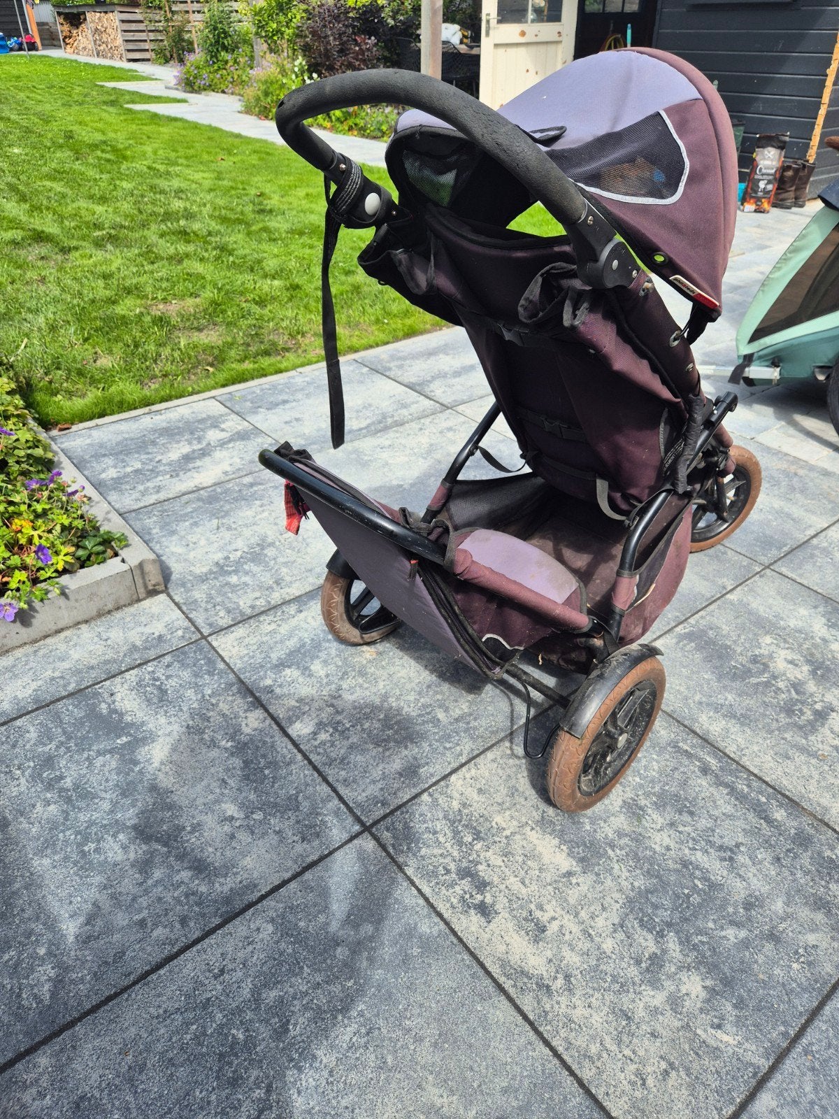 Duo wagen met baby gedeelte Phil & Teds, Kinderen en Baby's, Kinderwagens en Combinaties, Gebruikt, Ophalen, Overige merken, Duowagen