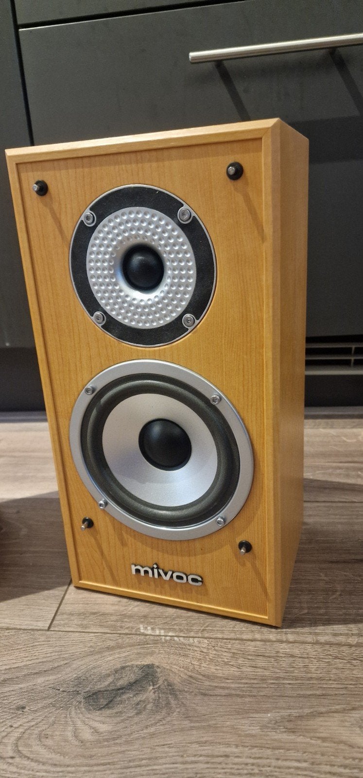 Mivoc RB 105 Boekenplank Luidsprekers - Set van 2, Gebruikt, 60 tot 120 watt, Basreflex, Boekenplank luidspreker