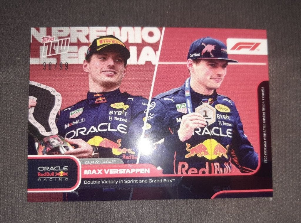 Topps F1 Max Verstappen parallel record points Romangne 2022, Verzenden, Nieuw, Formule 1