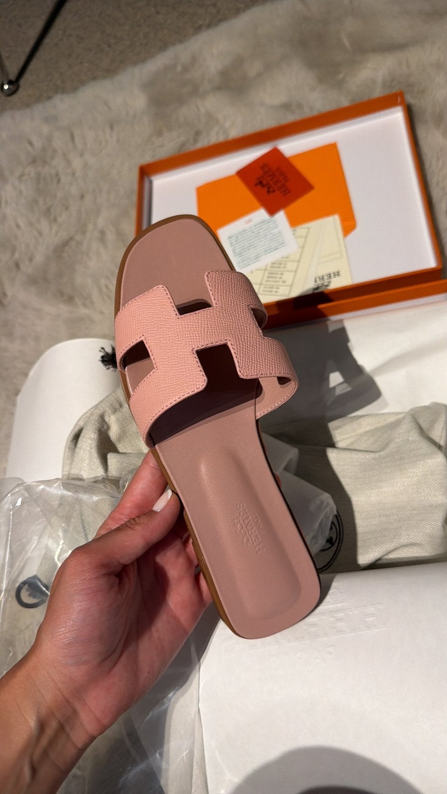 Hermes oran slipper, Kleding | Dames, Ophalen of Verzenden, Nieuw