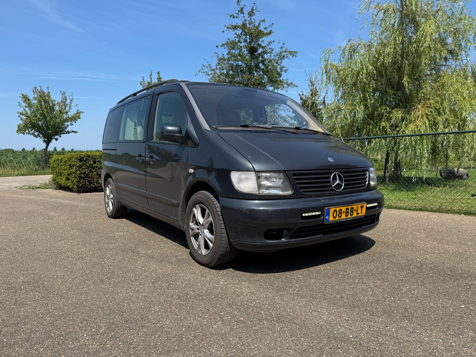 Mercedes-Benz V-klasse 2.1 V220 MPV CDI DC AUT 2002, Auto's, Bestelauto's, Beige, 4 cilinders, 2000 kg, Blauw