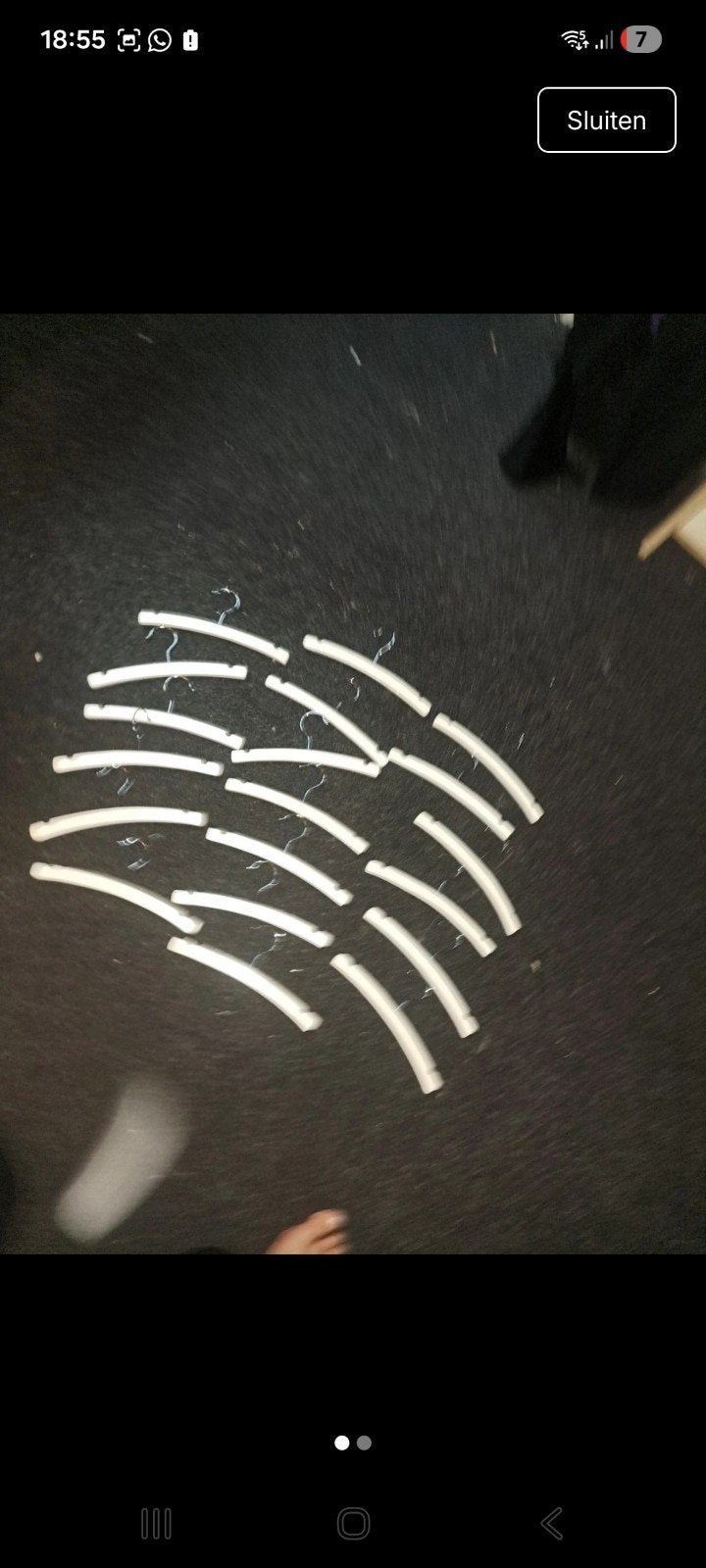 Kleding hangers voor kinderkleding - 19 stuks, Ophalen of Verzenden, Zo goed als nieuw, Overige typen