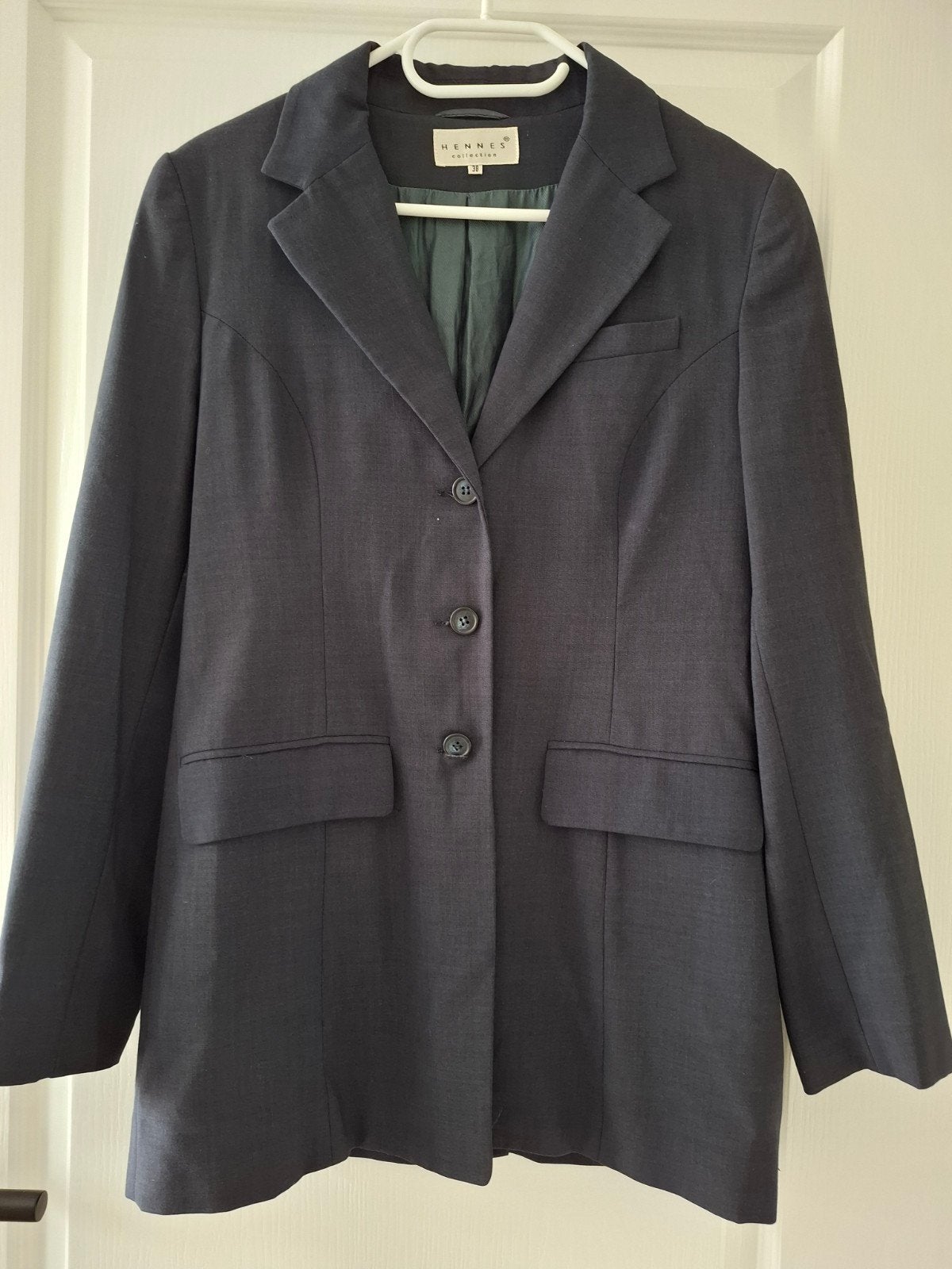Hennes Collection Jasje Maat 38/40 (M) Donkerblauw, Kleding | Dames, Maat 38/40 (M), Blauw, Ophalen of Verzenden, Zo goed als nieuw