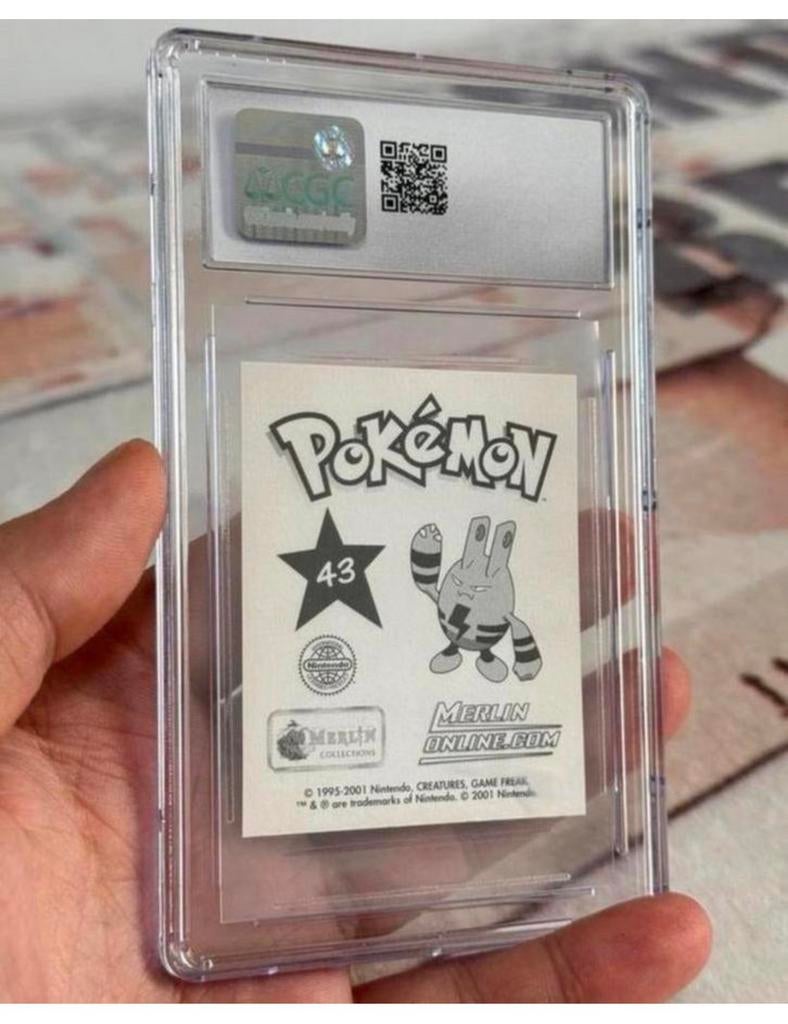 Grade-10 Totodile Merlin Pokemon Stickers 2001 Series 3-43, Hobby en Vrije tijd, Verzamelkaartspellen | Pokémon, Ophalen of Verzenden