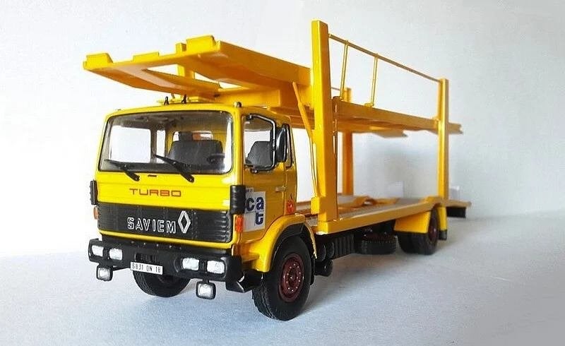 Saviem HF26 Autotransporter IXO/Altaya 1:43, Ophalen of Verzenden, Nieuw, Bus of Vrachtwagen, Overige merken