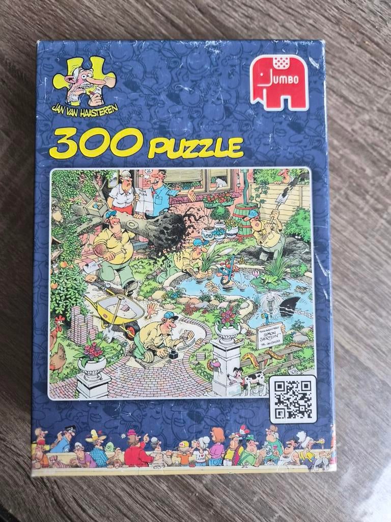 Jan van Haasteren Tuinruimers 300, Hobby en Vrije tijd, Denksport en Puzzels, Ophalen, Minder dan 500 stukjes