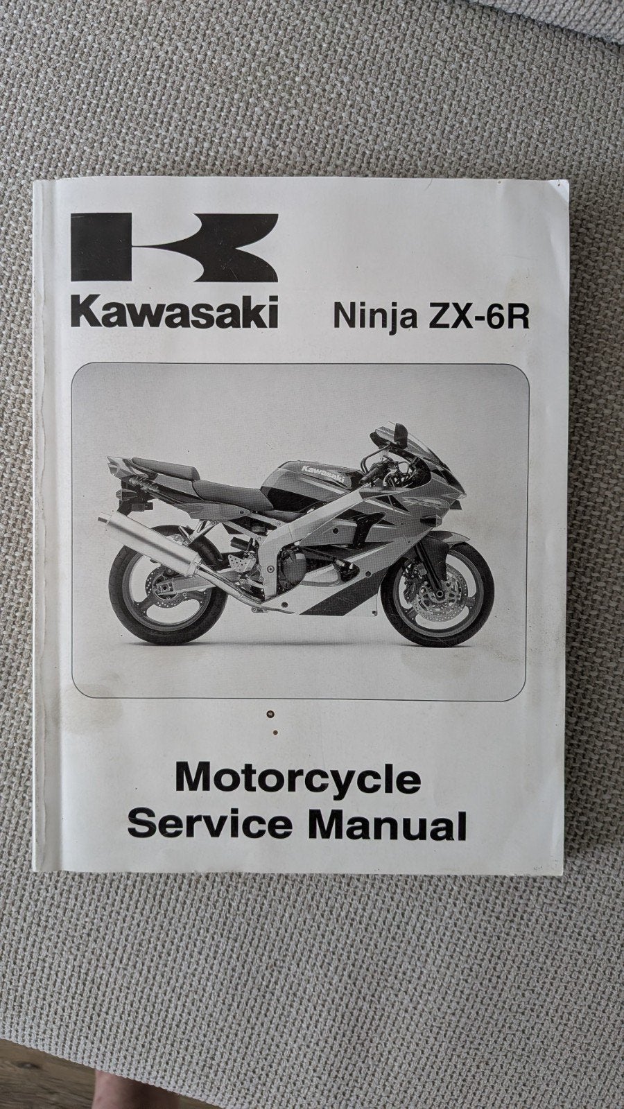 Werkplaatshandboek Kawasaki ZX6R, Motoren, Ophalen of Verzenden